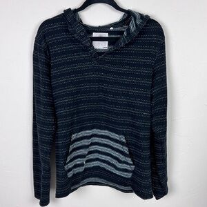 On the Byas baja hoody blanket pullover shirt sweathshirt black green medium